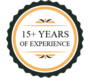 15+ Years of Experience Badge